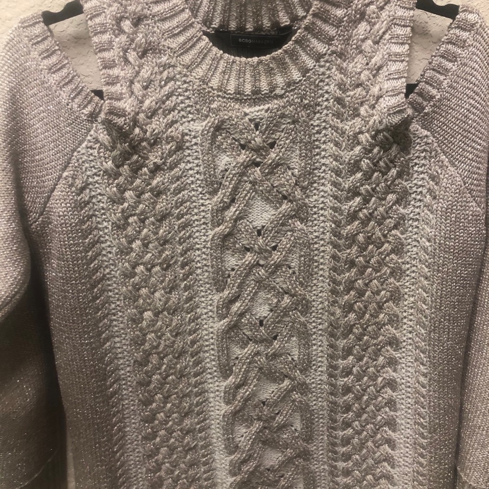 BCBG MaxAzria Shimmer Sweater